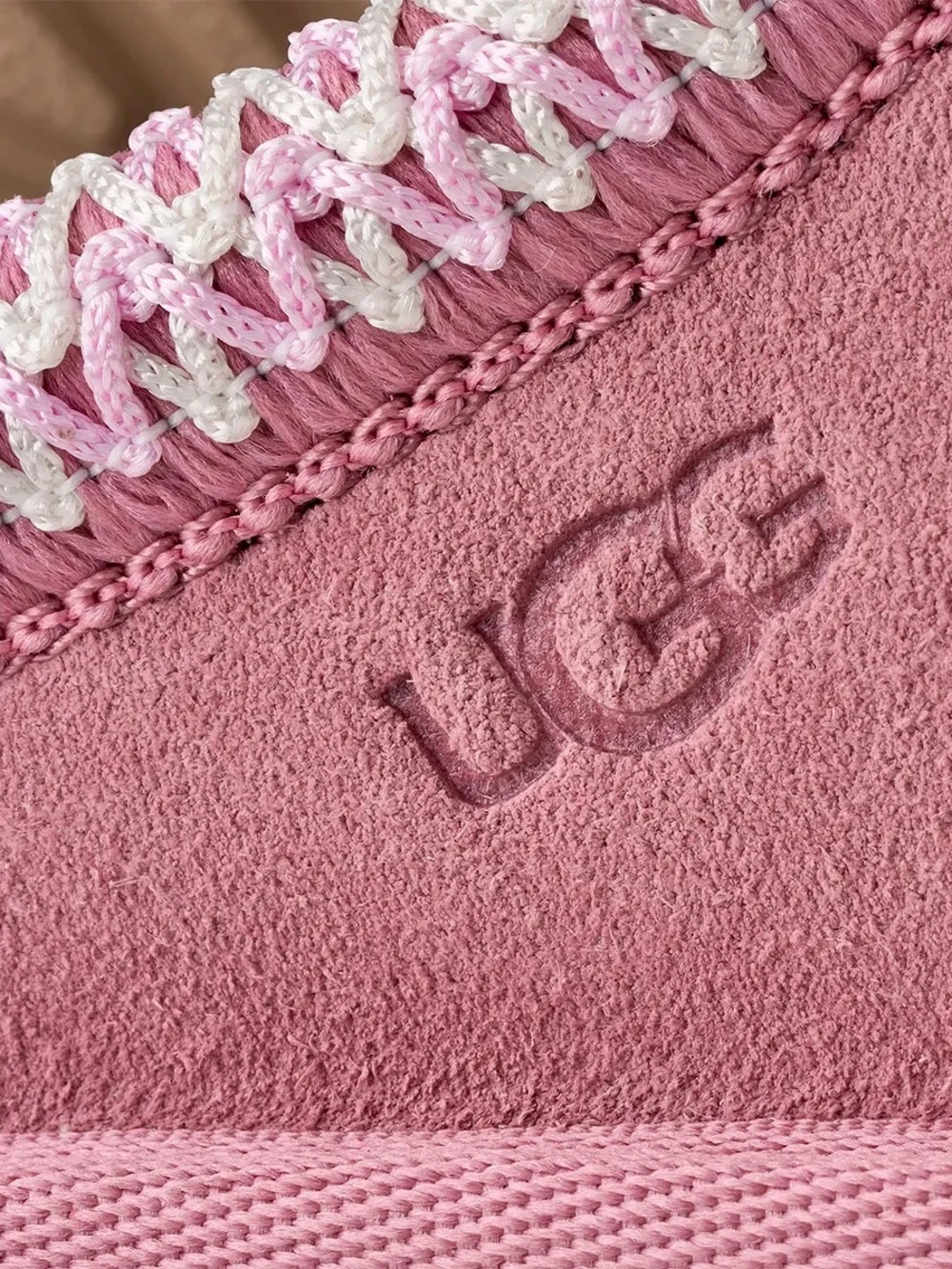 UGG Kids Tasman Laced Mules Size 13 Horizon Pink Suede